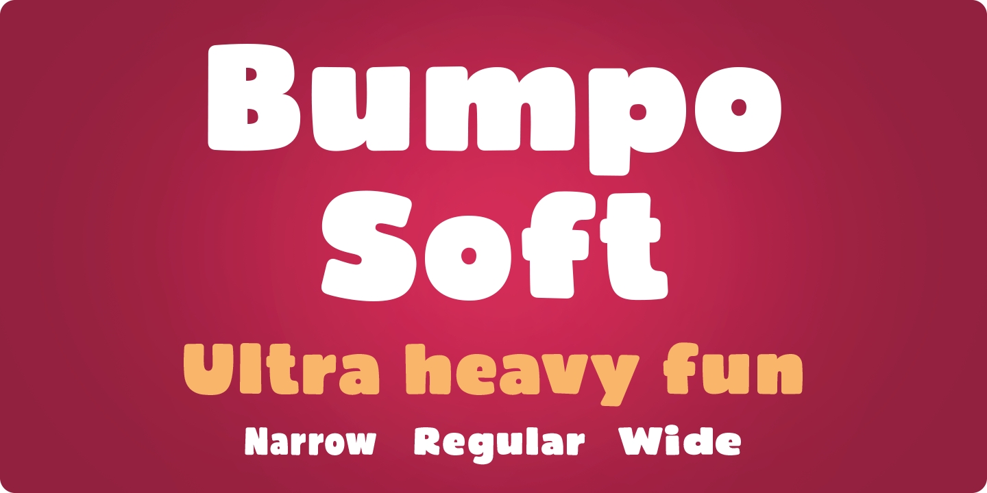 Czcionka Bumpo Soft
